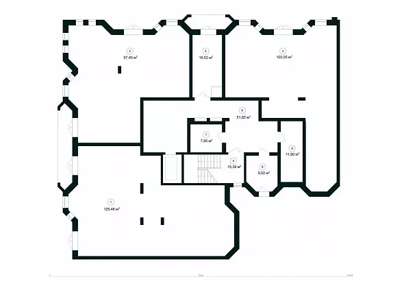 Коммерческий объект, 100, 130 100 ₽/м², г. Волгоград, ул. им Покрышкина, д. б/н,  №3, («ЖК «Резиденция»»), этаж: 1/8