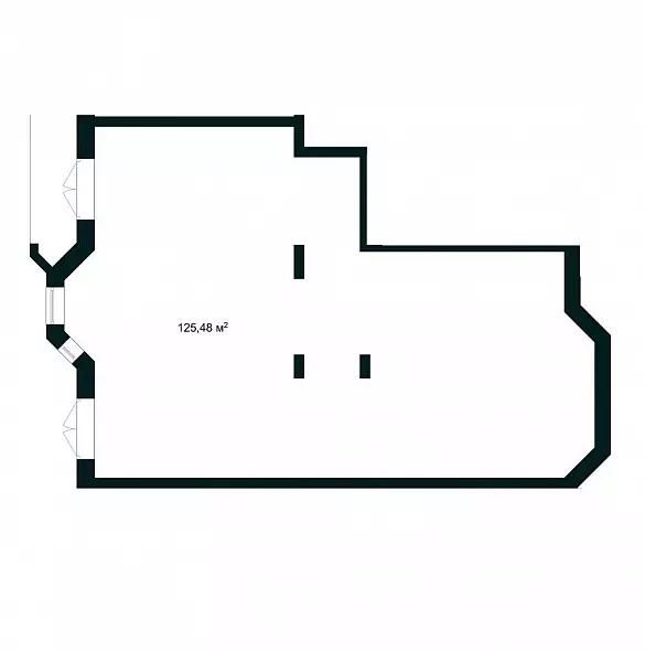 Коммерческий объект, 125, 130 080 ₽/м², г. Волгоград, ул. им Покрышкина, д. б/н,  №1, («ЖК «Резиденция»»), этаж: 1/8
